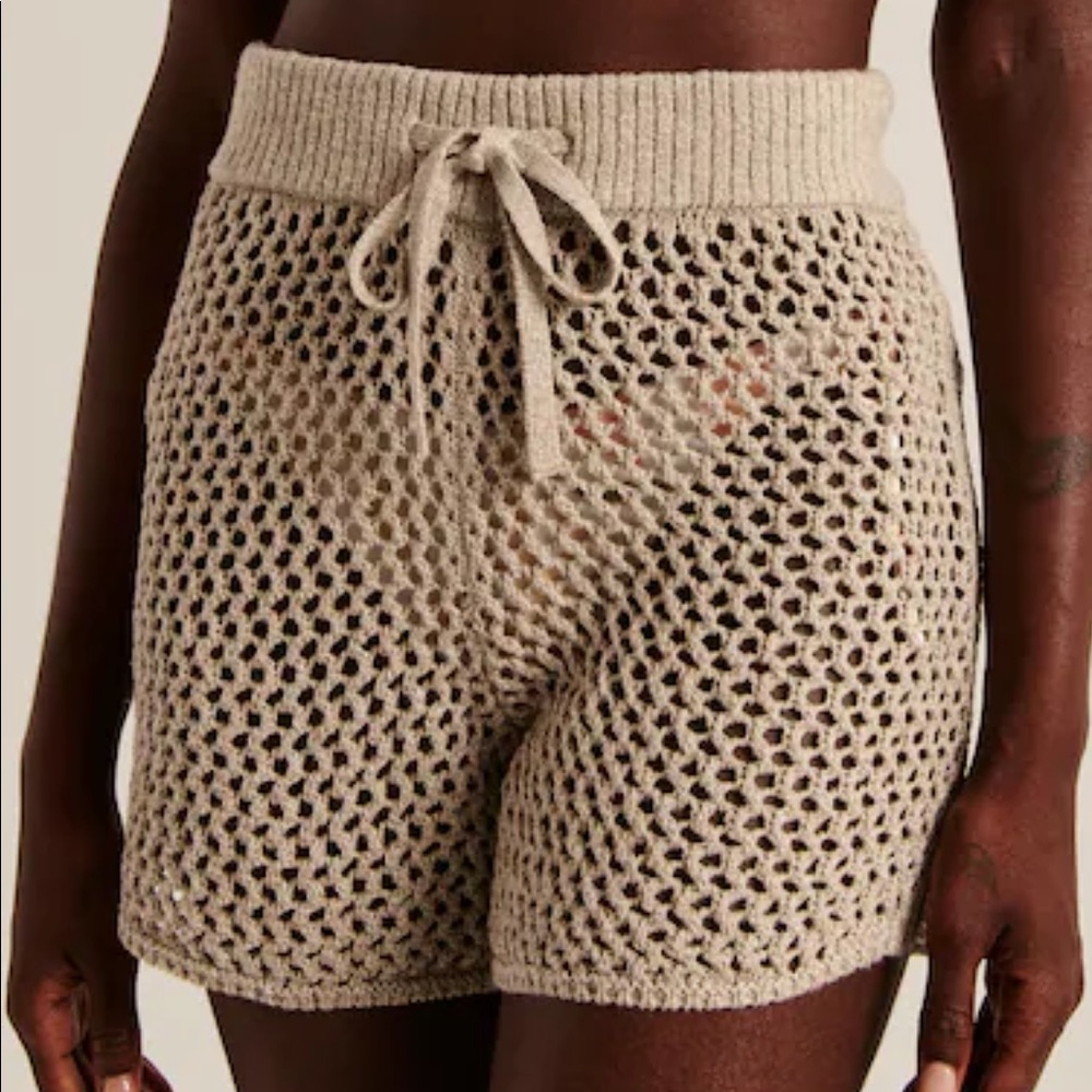 Abercrombie and Fitch Crochet Coverup Shorts